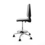 PIQUERAS Y CRESPO Taburete Elche CP Bali blanco con base cromada