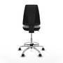 PIQUERAS Y CRESPO Taburete Elche CP Bali blanco con base cromada