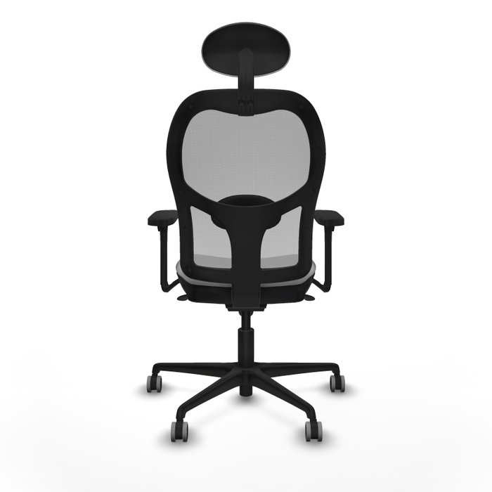 PIQUERAS Y CRESPO Silla de oficina Jorquera con mecanismo Sincro, brazos 3D y cabecero fijo, Gris PIQUERAS Y CRESPO Silla de oficina Jorquera con mecanismo Sincro, brazos 3D y cabecero fijo, Gris