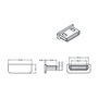DeLOCK 64028 Cubierta antipolvo para puerto HDMI mini-C, 10 unidades, Negro