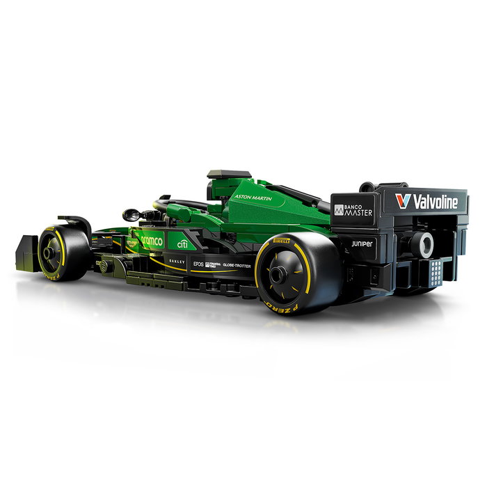 LEGO 77245 Speed Champions Aston Martin Aramco F1 AMR24 Coche de Carreras de F1 2024 para Niños y Coleccionistas con Minifigura de Piloto