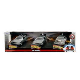 Smoby Set 3 Vehiculos Escala 1:32 Regreso al Futuro Edición Especial 40 Aniversario
