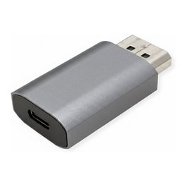VALUE BU/ST - Conector USB Tipo C a DisplayPort Bidireccional, Adaptador 8K a 60Hz
