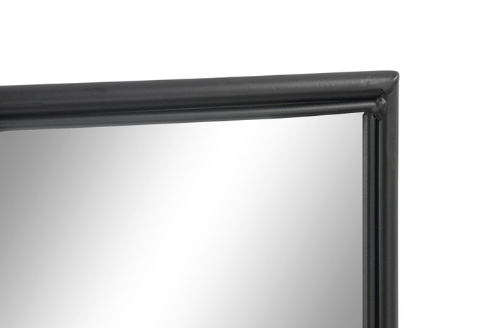 DKD Home Decor Espejo Ventana de Hierro y Cristal Negro 90x90 cm