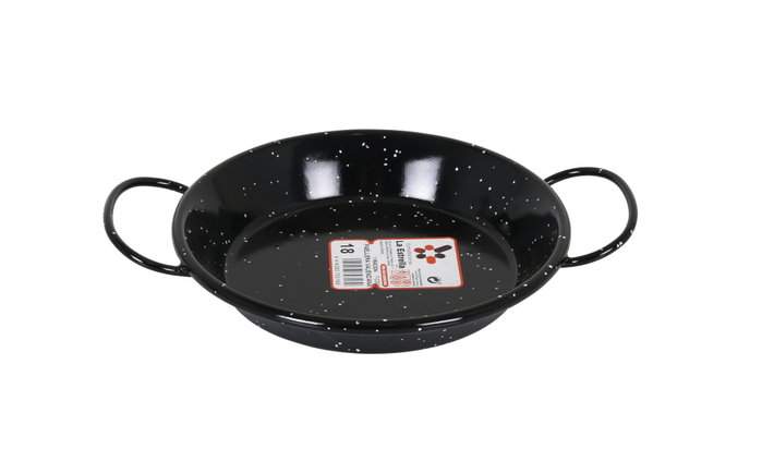 La Estrella Paellera Valenciana Jaspeada 18 cm para 1 Ración (8 Unidades)