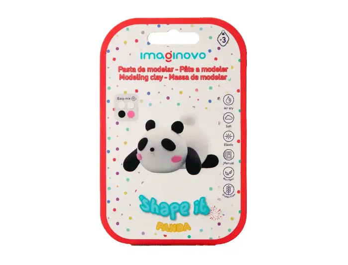 Imaginovo Set de Pasta para Modelar Colores Surtidos con Instrucciones Panda Imaginovo Set de Pasta para Modelar Colores Surtidos con Instrucciones Panda