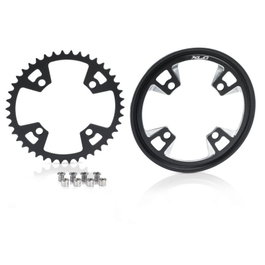 XLC CR-E02 Plato para Bosch E-Bike 4 Brazos Diámetro 104mm Aluminio CNC