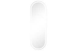 DKD Home Decor Espejo Moderno 50 x 150 x 0.5 cm LED Cristal Táctil 3 Tonos Luz Resistente Humedad IP44