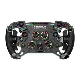 MOZA RACING RS056 Volante Inalámbrico y Cableado Negro