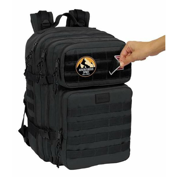 Safta Mochila Militar Portátil Basic Negro 15,6''