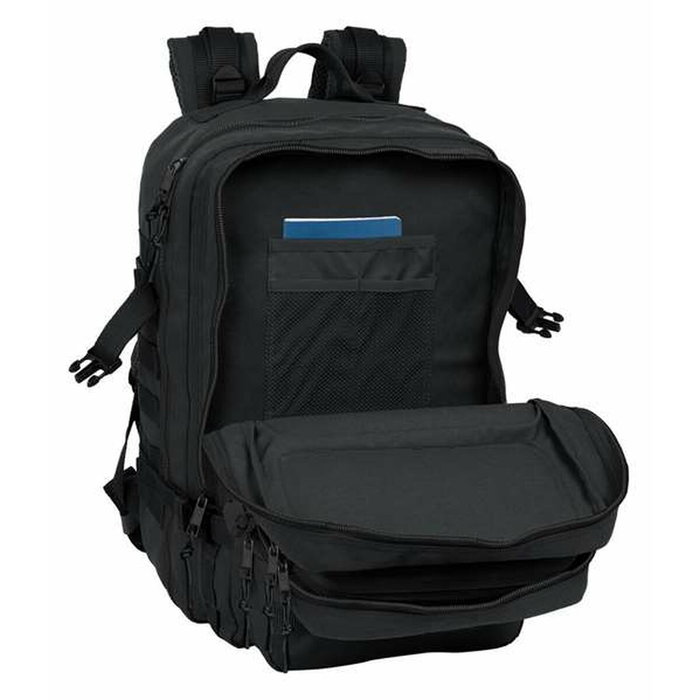 Safta Mochila Militar Portátil Basic Negro 15,6''