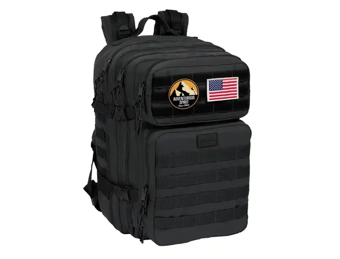 Safta Mochila Militar Portátil Basic Negro 15,6''