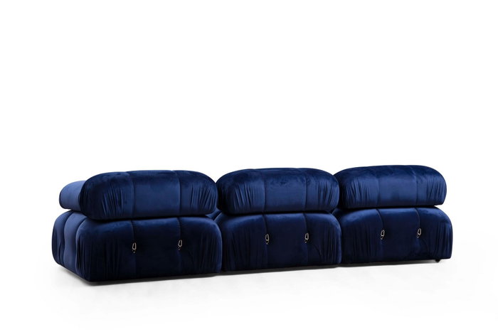 Atelier Del Sofa Bubble L1 Sofá 1 Plaza Velvet Blue 95x95x75 cm Atelier Del Sofa Bubble L1 Sofá 1 Plaza Velvet Blue 95x95x75 cm