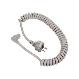 Ergotron Accesorio de Alimentación Cable de Potencia CareFit Pro, Conector C13 Angular a Recto, para Europa, 98-629