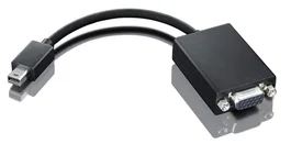 Lenovo Adaptador de vídeo Mini DisplayPort a VGA (D-Sub) Negro