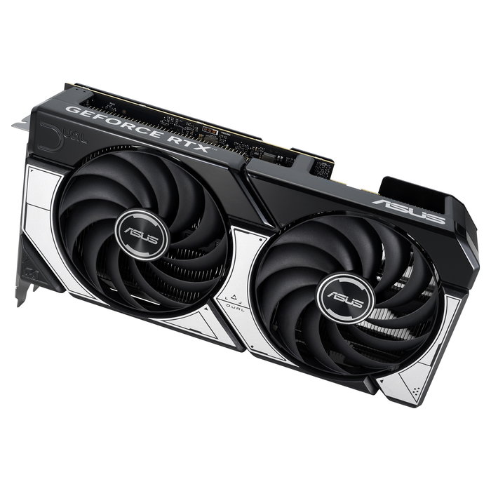 ASUS Tarjeta Gráfica DUAL GeForce RTX 5070 O12G - 90YV0M17-M0NA00 - Plateada/Negra
