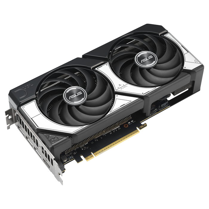 ASUS Tarjeta Gráfica DUAL GeForce RTX 5070 O12G - 90YV0M17-M0NA00 - Plateada/Negra