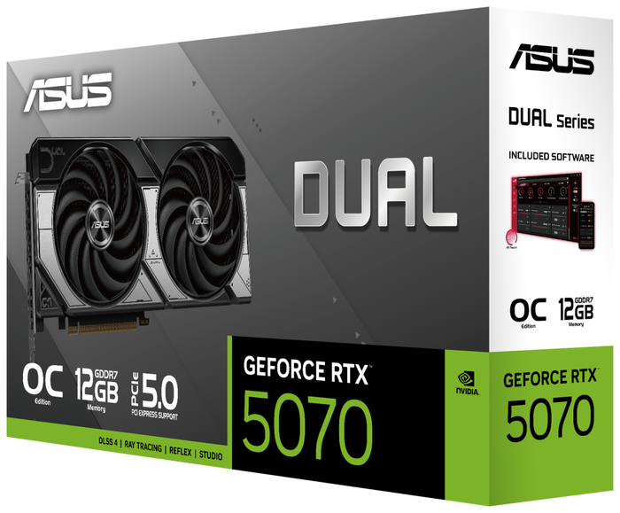 Asus Dual GeForce RTX 5070 OC 12GB GDDR7 Asus Dual GeForce RTX 5070 OC 12GB GDDR7