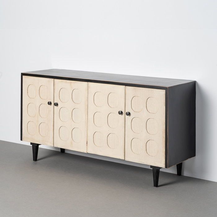 Aparador Madera Reciclada Salón 160 X 45 X 80 cm