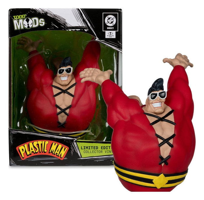 McFarlane Toys DC Direct Todd's Mods Plastic Man Figura de Vinilo Edición Limitada McFarlane Toys DC Direct Todd's Mods Plastic Man Figura de Vinilo Edición Limitada