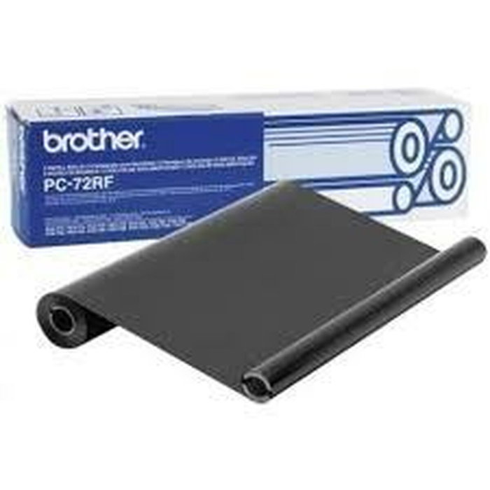 Brother PC-72RF Pack de 2 Bobinas de Transferencia Térmica Negra