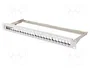 Lanberg Patch Panel 24 puertos 1U FTP gris para módulos Keystone 19 pulg.