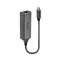 Lindy Convertidor USB 3.1 Tipo C a Gigabit Ethernet 43299 Plata