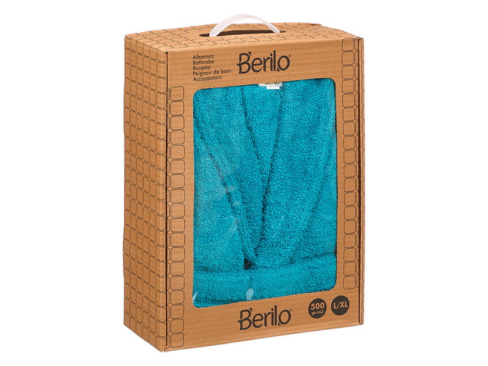 Berilo Albornoz Azul 500gr Talla L/XL 10.5 x 37 x 28 cm (Set de 6)