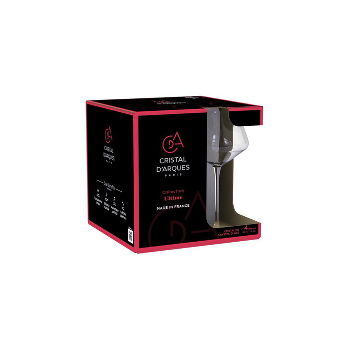 Cristal d'Arques Juego de 4 Copas de Vino Ultime 42 cL Cristal d'Arques Juego de 4 Copas de Vino Ultime 42 cL