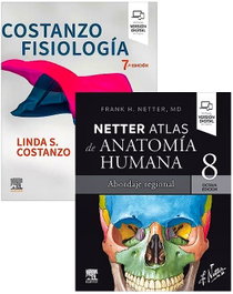Elsevier Editorial Pack Fisiología 7.ª Ed. y Atlas de Anatomía Humana 8.ª Ed. Netter