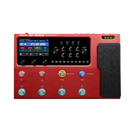 VALETON GP-200R Procesador Multiefectos Edición Limitada Rojo con Modelado Digital HD y Pantalla TFT de 4,3 Pulgadas