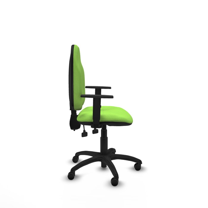 PIQUERAS Y CRESPO Silla de oficina Algarra color Pistacho con Brazos 1D