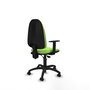 PIQUERAS Y CRESPO Silla de oficina Algarra color Pistacho con Brazos 1D