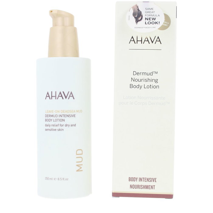 Ahava Crema Hidratante Corporal Dermud Nourishing Intensive con Barro del Mar Muerto - Loción 250 ml