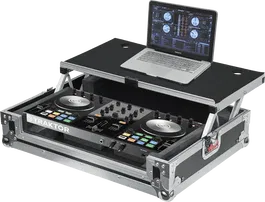 Gator Flightcase Controlador Pequeño Gtour Compatible con Numark Mixtrack Quad, Pioneer DDJ-SB, Denon DN-MC6000 MK2, Akai MPK249, J Audio Encore 2000
