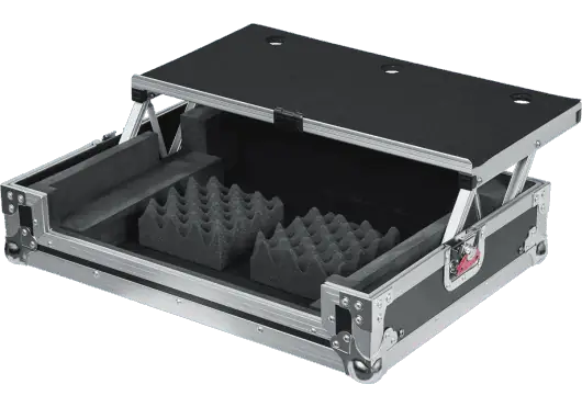 Gator Flightcase Controlador Pequeño Gtour Compatible con Numark Mixtrack Quad, Pioneer DDJ-SB, Denon DN-MC6000 MK2, Akai MPK249, J Audio Encore 2000