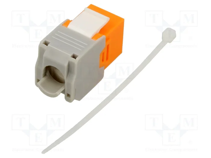 GOOBAY Módulo Keystone RJ45 Cat 6a Naranja GOOBAY Módulo Keystone RJ45 Cat 6a Naranja