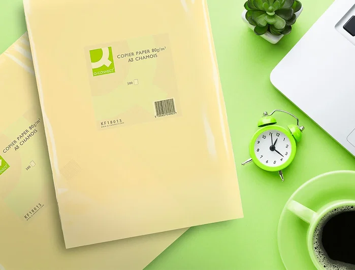 Q-connect Papel Color Din A3 80g Champagne (500 hojas)