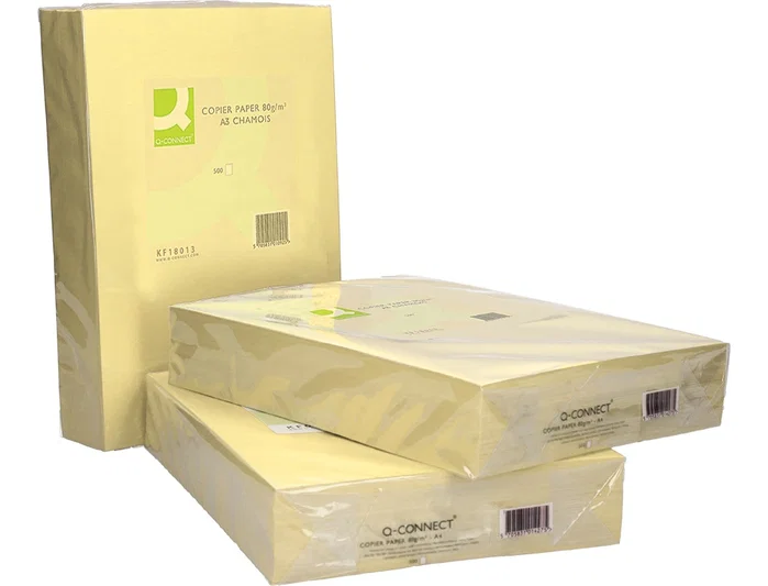 Q-connect Papel Color Din A3 80g Champagne (500 hojas)