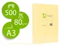 Q-connect Papel Color Din A3 80g Champagne (500 hojas)