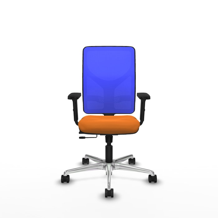 PIQUERAS Y CRESPO Silla de oficina Motilla Naranja y Azul PIQUERAS Y CRESPO Silla de oficina Motilla Naranja y Azul