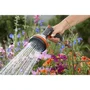 Gardena 18317-20 Multibrause Premium - Lanza de riego pulverizadora para jardín con 5 patrones, ajustable y mango ergonómico