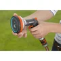 Gardena 18317-20 Multibrause Premium - Lanza de riego pulverizadora para jardín con 5 patrones, ajustable y mango ergonómico