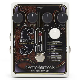 EHX String9 Pedal Emulador de Sonidos de Orquesta de Cuerda para Guitarra
