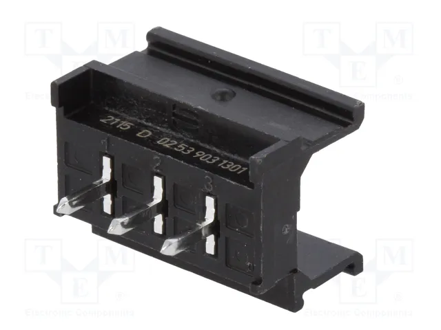 HARTING Conector de datos har-modular® de 3 pines recto para PCB