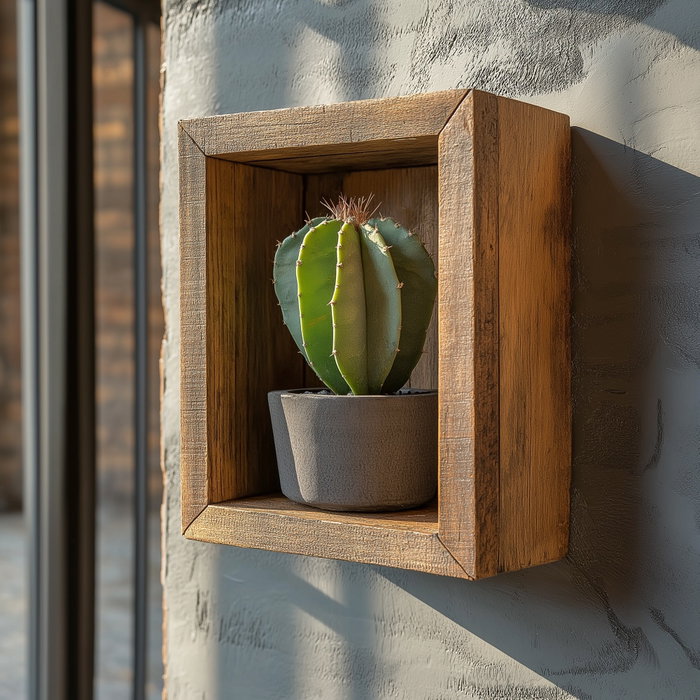 Hanah Home Raf279 Estantería de Pared Madera Maciza Decorativa Negro 14x15x7 cm Hanah Home Raf279 Estantería de Pared Madera Maciza Decorativa Negro 14x15x7 cm