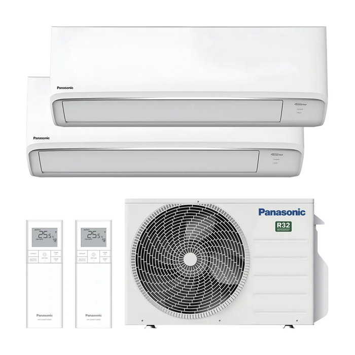 Aire Acondicionado Panasonic KIT2RZ2535ZKE Blanco A+/A+ 2500 W 3500 W 5590 fg/h Aire Acondicionado Panasonic KIT2RZ2535ZKE Blanco A+/A+ 2500 W 3500 W 5590 fg/h