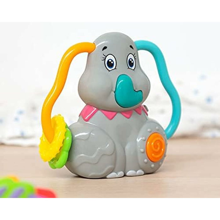 Elefante Musical Interactivo para Bebés con Sonidos, Luces y Mordedor Elefante Musical Interactivo para Bebés con Sonidos, Luces y Mordedor