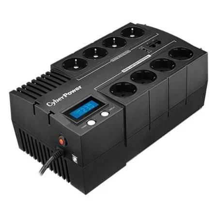 Cyberpower SAI Línea Interactiva BR1200ELCD/ 1200VA-720W/ 8 Salidas/ Formato Bloque Cyberpower SAI Línea Interactiva BR1200ELCD/ 1200VA-720W/ 8 Salidas/ Formato Bloque