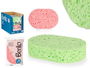 Berilo Esponja Baño Vegetal Celulosa Surtidos Colores 12.2 x 3 x 8 cm (Set de 18)